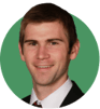 Headshot of Michael Ragsdale on a green background