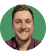 Headshot of Dylan McMullen on a green background