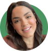 Headshot of Kyli Lane on a green background