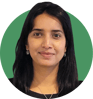 A headshot of Priya Jain (SVP Finance, Chief Accounting Officer, 6Sense) 